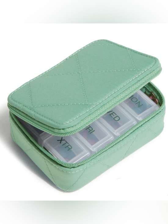 Vera Bradley Accessories - Vera Bradley Tavel pill organizer green